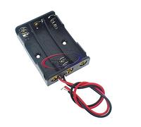 Reland Sun 5pcs AAA Cases 1X 2X 3X 4X Holder Storage Box Case 1 2 3 4 Slot With Wire Lead (AAA-X3)