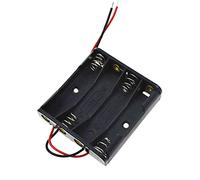 Reland Sun 5pcs AAA Cases 1X 2X 3X 4X Holder Storage Box Case 1 2 3 4 Slot With Wire Lead (AAA-X4)