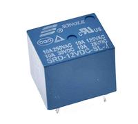 Reland Sun 5PCS Relays SRD-05VDC-SL-C SRD-12VDC-SL-C SRD-24VDC-SL-C SRD-05VDC-SL-A SRD-12VDC-SL-A SRD-24VDC-SL-A 10A Power Relay (SRD-12VDC-SL-A-4Pin)
