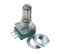Reland Sun 5Pcs RK097N 50K single 3pin potentiometer shaft 15mm