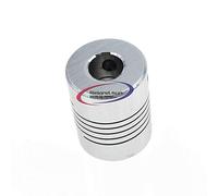 Reland Sun 5x8mm CNC Motor Jaw Shaft Coupler 5mm To 8mm Flexible Coupling OD 19x25mm 3mm 4mm 5mm 6mm 6.35mm 7mm 8mm10mm (3 X 4)