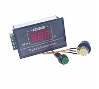 Reland Sun 6-60V 12V 24V 36V 48V 30A PWM DC Motor Speed Controller Digital Regulator Variable Speed Switch Display LED Control Circuit Board