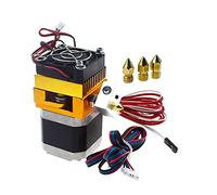 Reland Sun All Metal MK8 Extruder, 3D Printer Extruders Hotend Kit with 0.2/0.3/0.4/0.5mm Nozzle Print Head for 3D Printer 1.75mm Filament Supported (MK8 Extruder KIT)
