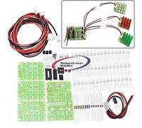 Reland Sun Breadboard Module Electronics Learning Kit DIY CD4017+ne555 Strobe DIY kit