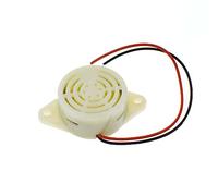 RELAND SUN Buzzer Alarm Electronic Beep Buzzer DC 3-24V SFM-27 Active Piezo Buzzer Continuous intermittent Sounder (intermittent,White)