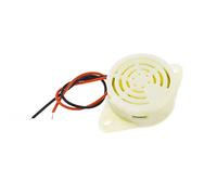 RELAND SUN Buzzer Alarm Electronic Beep Buzzer DC 3-24V SFM-27 Active Piezo Buzzer Continuous intermittent Sounder (continuous,White)