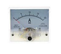 Reland Sun DC Analog Current Meter Panel 50uA-500uA 1mA-500mA 1A-200A 85C1 Pointer Gauge Panel Amp Current Digital Display (15A)