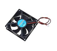 Reland Sun Dual Ball Sleeve Bearing DC 5V 12V 24V 80MM CPU Fan 8025 80 * 80 * 25MM 8 * 8 * 2.5CM Cooling Fan 2PIN (12v,Sleeve Bearing)