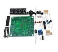 Reland Sun Electronic Clock DIY 4Bit DC 4.5V-20V LED Clock Module 24 Hours Timer Practice Board High Precision For Practice (DIY)