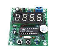 Reland Sun Electronic Clock DIY 4Bit DC 4.5V-20V LED Clock Module 24 Hours Timer Practice Board High Precision For Practice (finished product)