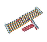 Reland Sun GPIO Breakout Expansion Board + Ribbon Cable + Assembled T Type GPIO Adapter 20cm FC40 40pin Flat Ribbon Cable
