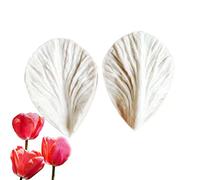 Reland Sun Large Peony Rose Tulip Orchid Flower Petal Veiner Silicone Mould Sugar Fondant Mold Cake (large tulip)