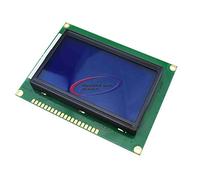 Reland Sun LCD12864 LCD Graphic Smart Display Controller Module 5V 128x64 Dots Graphic Matrix White Character Yellow Blue Backlight Board (Blue)