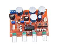 Reland Sun LM1036 tone board potentiometer separation with dual op-amp pre-amplifier servo power supply (Potentiometer fixed version)