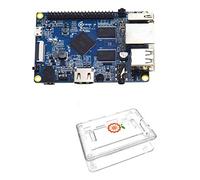 Reland Sun Orange Pi PC SET Orange Pi PC ABS Transparent Case 4.0MM -1.7MM USB to DC power cable Camera 2MP Camera with wide-angle lens (board+shell)