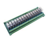 Reland Sun PLC amplifier TNKG2R-1E-1624P 1 SPDT DIN Rail Mount 12V 24V 16 Channel 1 SPDT 16A Pluggable Relay G2R-1-E (24V-NPN)
