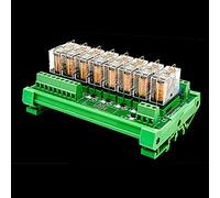 Reland Sun PLC amplifier TNKG2R-1E-1624P 1 SPDT DIN Rail Mount 12V 24V 8 Channel 1 SPDT 16A Pluggable Relay G2R-1-E (12V-PNP)