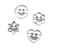 Reland Sun Smiley face stainless steel cookie mold 3D cake mold