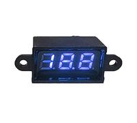 Reland Sun Waterproof 0.28 DC 3.0-30V Mini Digital LED Voltmeter Volt Meter 12V Car Range DC 3.0-30.0V Auto Electric Voltage Ammeter (blue)