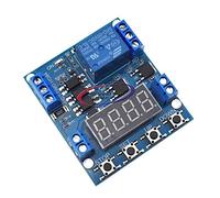 Reland Sun XY-J05 Delay Module Timer Delay Trigger OFF Voltage Upper Lower Limit Detection Cyclic Timing Counting Battery Control.