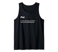 Relatable Funny Dictionary Definition Pet Tank Top