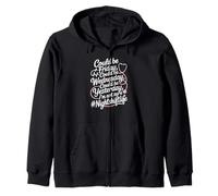 Relatable night shift life quote for registered nurses Zip Hoodie