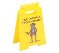 Relatable office humor, stress relief, bright yellow color, plastic construction, frog cowboy art(S)