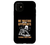 Relatable Skeleton Waiting For Turn Rummikub Player Game Case for iPhone 11
