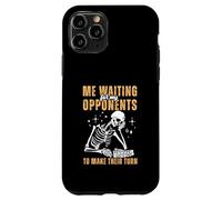 Relatable Skeleton Waiting For Turn Rummikub Player Game Case for iPhone 11 Pro