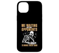 Relatable Skeleton Waiting For Turn Rummikub Player Game Case for iPhone 14 Plus