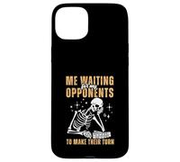 Relatable Skeleton Waiting For Turn Rummikub Player Game Case for iPhone 15 Plus