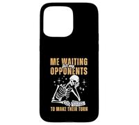 Relatable Skeleton Waiting For Turn Rummikub Player Game Case for iPhone 15 Pro Max