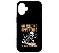Relatable Skeleton Waiting For Turn Rummikub Player Game Case for iPhone 16