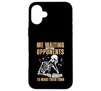 Relatable Skeleton Waiting For Turn Rummikub Player Game Case for iPhone 16 Plus