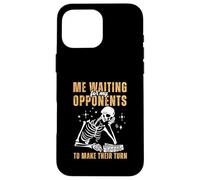 Relatable Skeleton Waiting For Turn Rummikub Player Game Case for iPhone 16 Pro Max