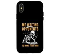 Relatable Skeleton Waiting For Turn Rummikub Player Game Case for iPhone X/XS