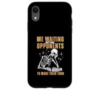Relatable Skeleton Waiting For Turn Rummikub Player Game Case for iPhone XR