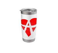 Relationship Anarchy Symbol Logo RA Free Poly Love Anarchist Stainless Steel Insulated Tumbler
