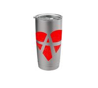 Relationship Anarchy Symbol Logo RA Free Poly Love Anarchist Stainless Steel Insulated Tumbler