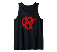 Relationship Anarchy Symbol Logo RA Free Poly Love Anarchist Tank Top