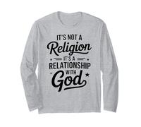 Relationship God Not A Religion Christian Faith Long Sleeve T-Shirt