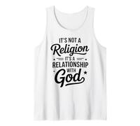 Relationship God Not A Religion Christian Faith Tank Top
