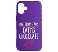 Relationship Status: Eating Chocolate Case for iPhone 16 Plus