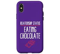 Relationship Status: Eating Chocolate Case for iPhone X/XS