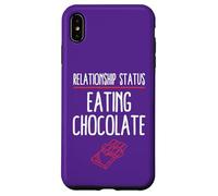 Relationship Status: Eating Chocolate Case for iPhone XS Max