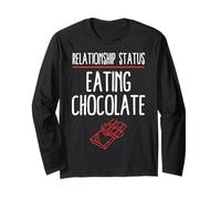 Relationship Status: Eating Chocolate Long Sleeve T-Shirt