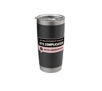 Relationship Status Its Complicated with Sourdough Stainless Steel Insulated Tumbler