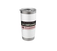 Relationship Status Its Complicated with Sourdough Stainless Steel Insulated Tumbler