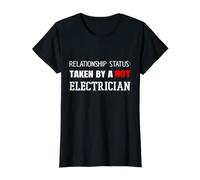 Relationship Status: Taken By A Hot Electrician Girlfriend Value Graphic T-Shirt