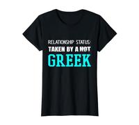 Relationship Status: Taken By A Hot Greek Man Girlfriend Value Graphic T-Shirt